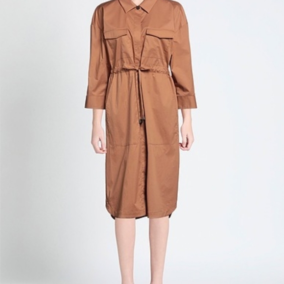 Peserico Midi Dress Size 42 US M Cotton - Picture 2 of 15